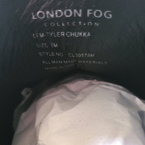 London Fog Tyler Chukka Mens Size 8M Casual Boots CL30578M-B - Picture 7 of 8